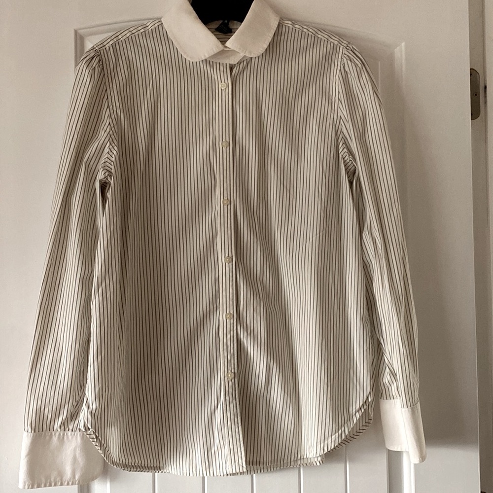 Ralph Lauren Button Down Collared Dress Shirt Size L